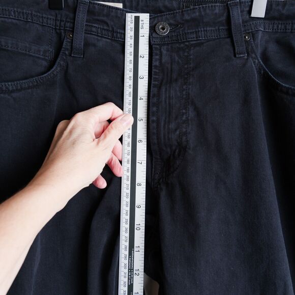 AG Adriano Goldschmied Jeans Mens 36x29 Black The Protege Straight Leg - Picture 14 of 15